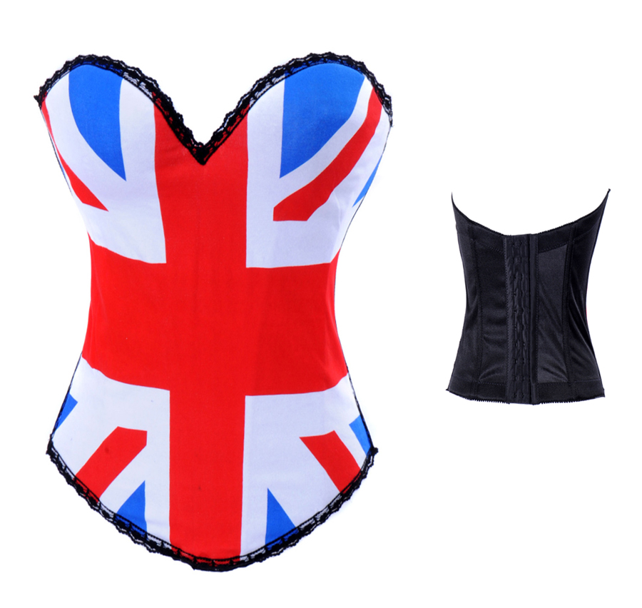 UK Flag-style Corset